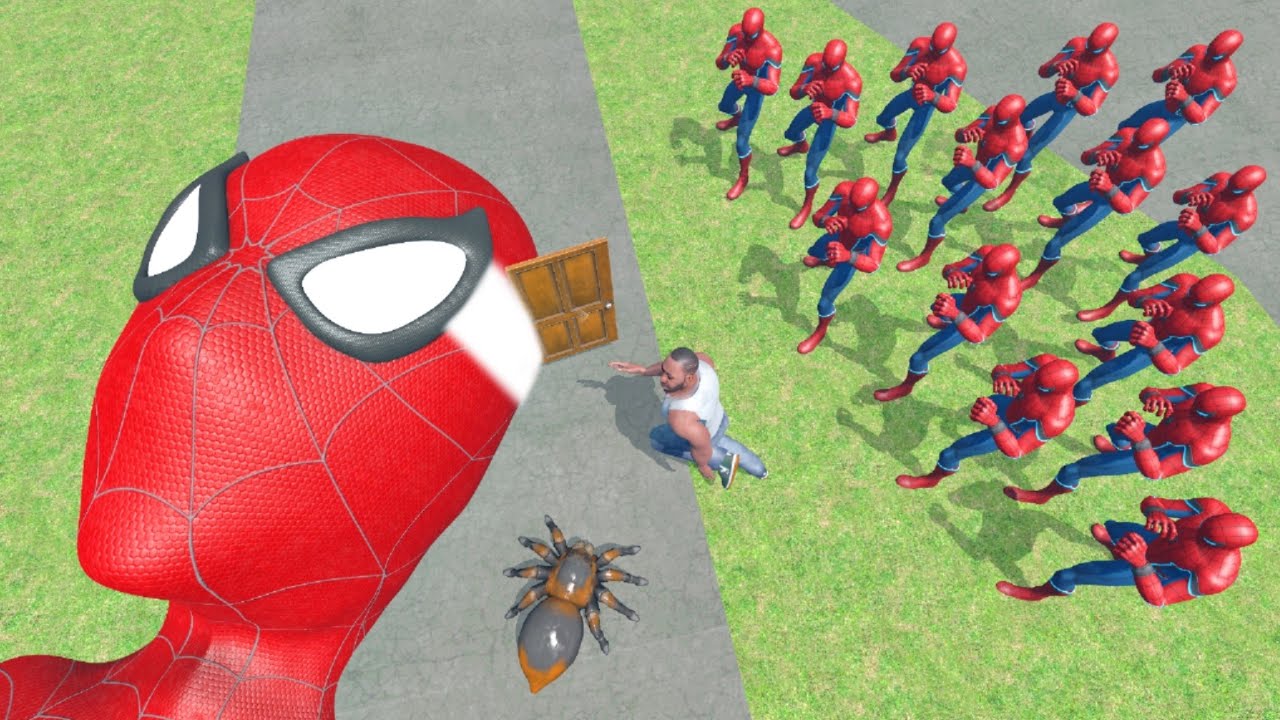 Franklin Enter Inside Spiderman&rsquo;s Head To Kill Spidermans in Indian Bike Driving 3D