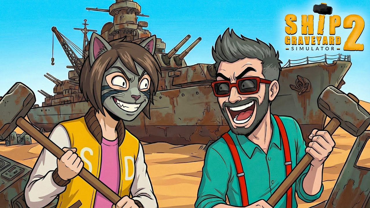 СЛОМАЛИ ОГРОМНЫЙ КОРАБЛЬ! СКОЛЬКО МАТЕРИАЛОВ ПОЛУЧИЛИ? Ship Graveyard Simulator 2