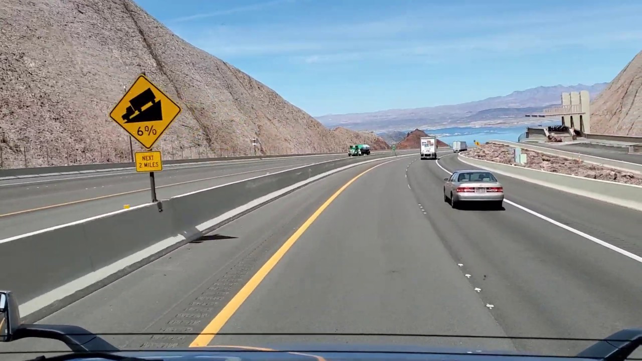 Catching a Glimpse of Hoover Dam and Lake Meade on the New Stretch of Hwy 93!