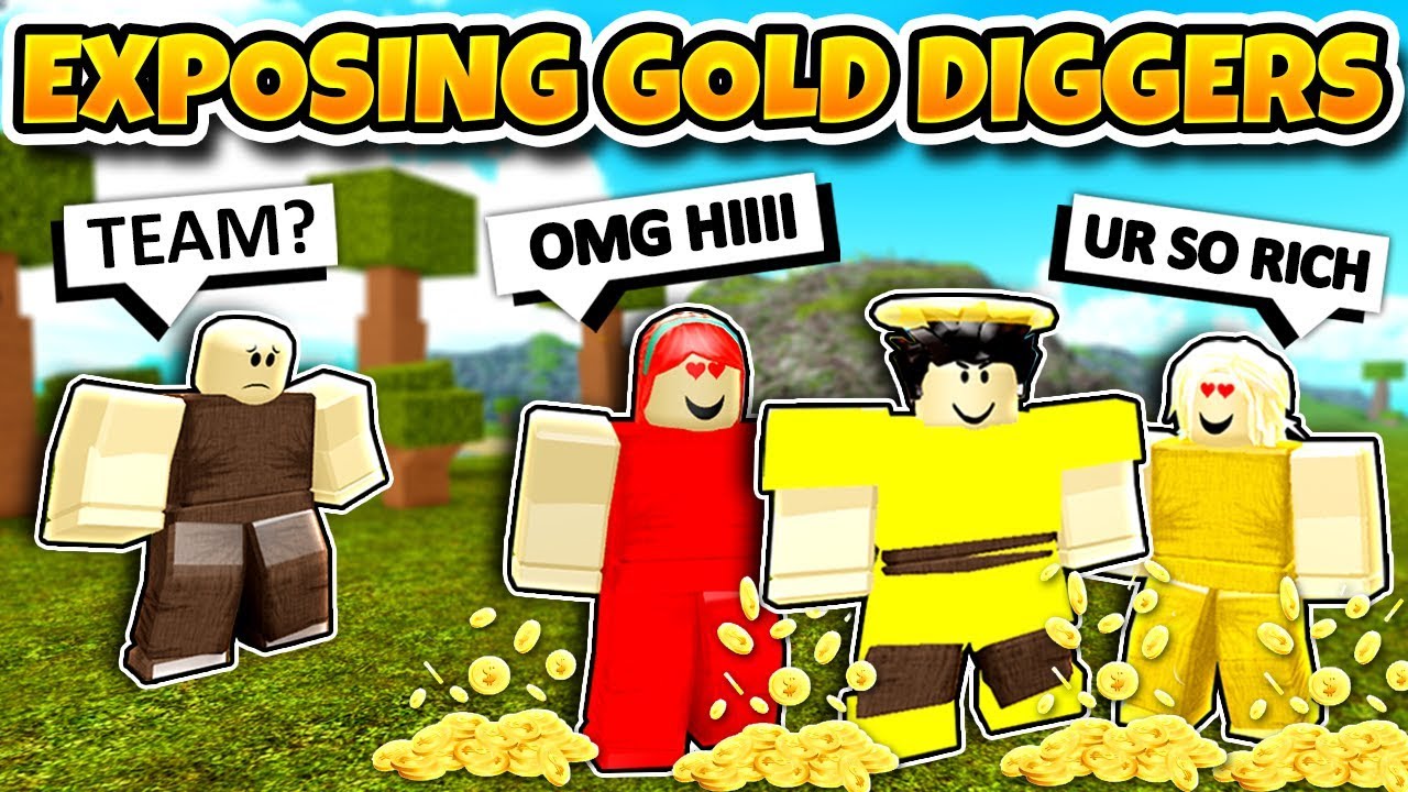 EXPOSING GOLD DIGGERS! Roblox Social Experiment (Booga Booga)