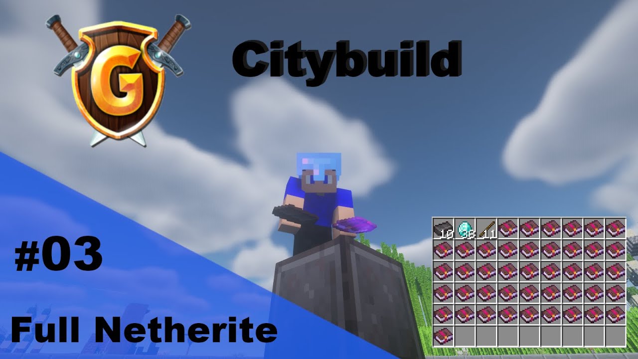 Endlich full Netherite | GommeHD Citybuild | Folge #03 | UlothCraft