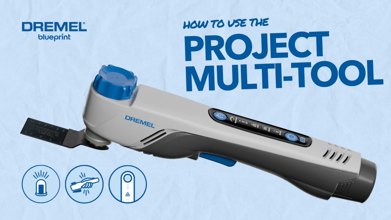 How to Use the Dremel Blueprint Project Multi-Tool (MM12V)