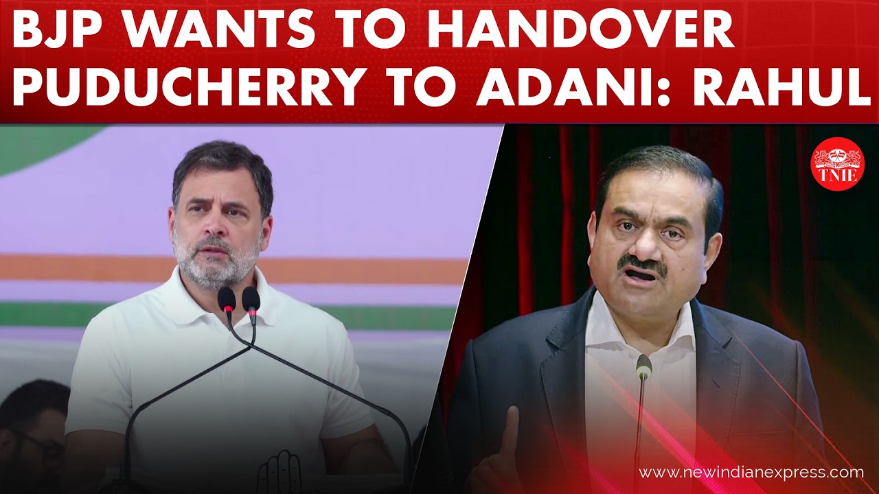 Congress leader Rahul Gandhi promises full statehood to Puducherry on TN poll campaign trail