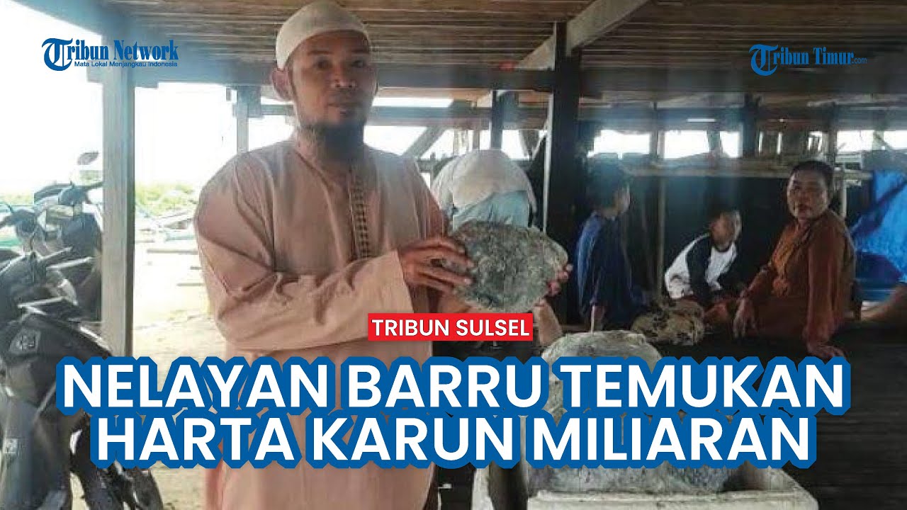 Nelayan Barru Temukan  Benda yang Diduga Muntahan Ikan Paus Bernilai Miliaran Rupiah