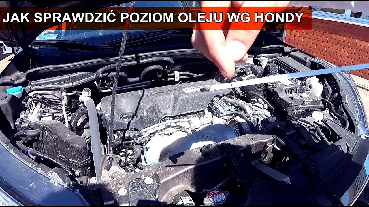 Krzysztof Honda- #75 Jak prawidłowo sprawdzić poziom oleju w Hondzie wg instrukcji obsługi?