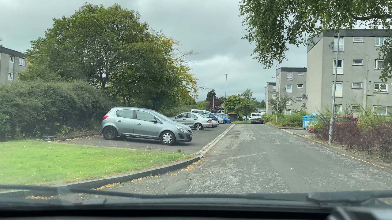 Driving in the West of Scotland - North Carbrain, Cumbernauld - September 2021