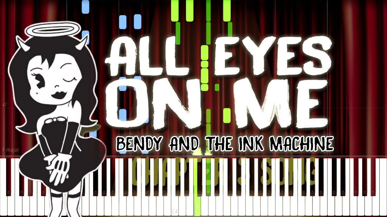 All Eyes On Me - BATIM Song By OR3O [Synthesia Piano Tutorial]