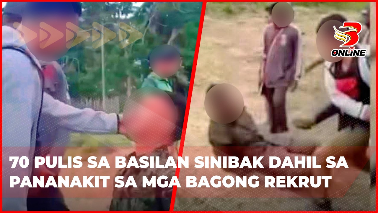 70 pulis sa Basilan sinibak dahil sa pananakit sa mga bagong rekrut