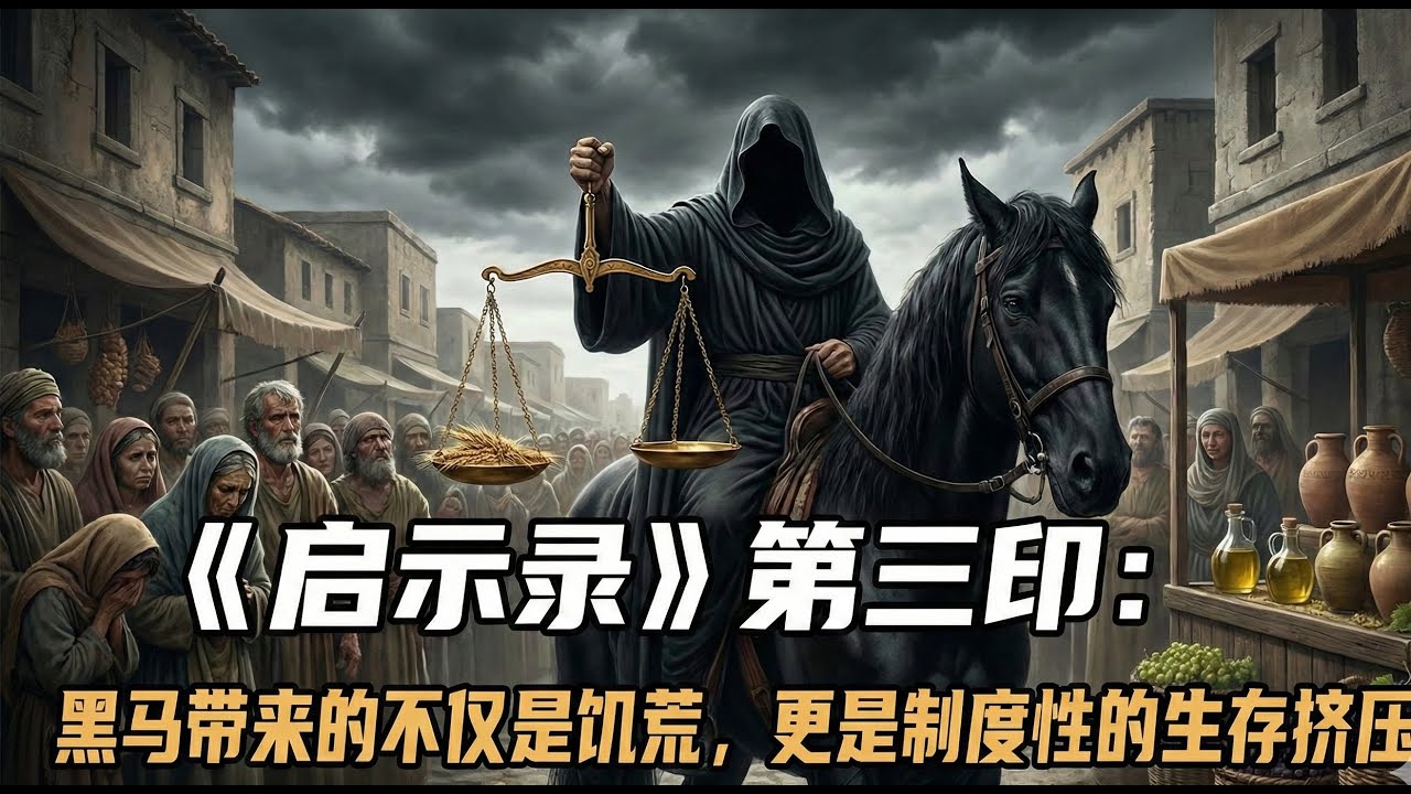 【硬核】《启示录》第三印：黑马带来的不仅是饥荒，更是制度性的生存挤压