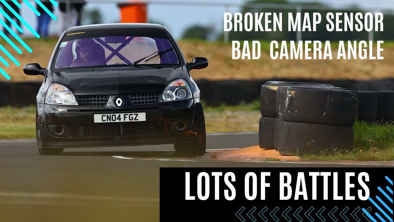 Blyton Track Day Battles! Broken Clio 172!