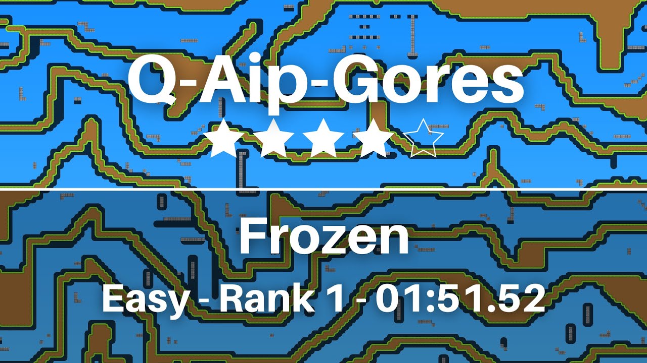 Frozen - Rank 1 | Q-Aip-Gores | 01:51.52 | Easy ★★★★✩ | Teeworlds Gores
