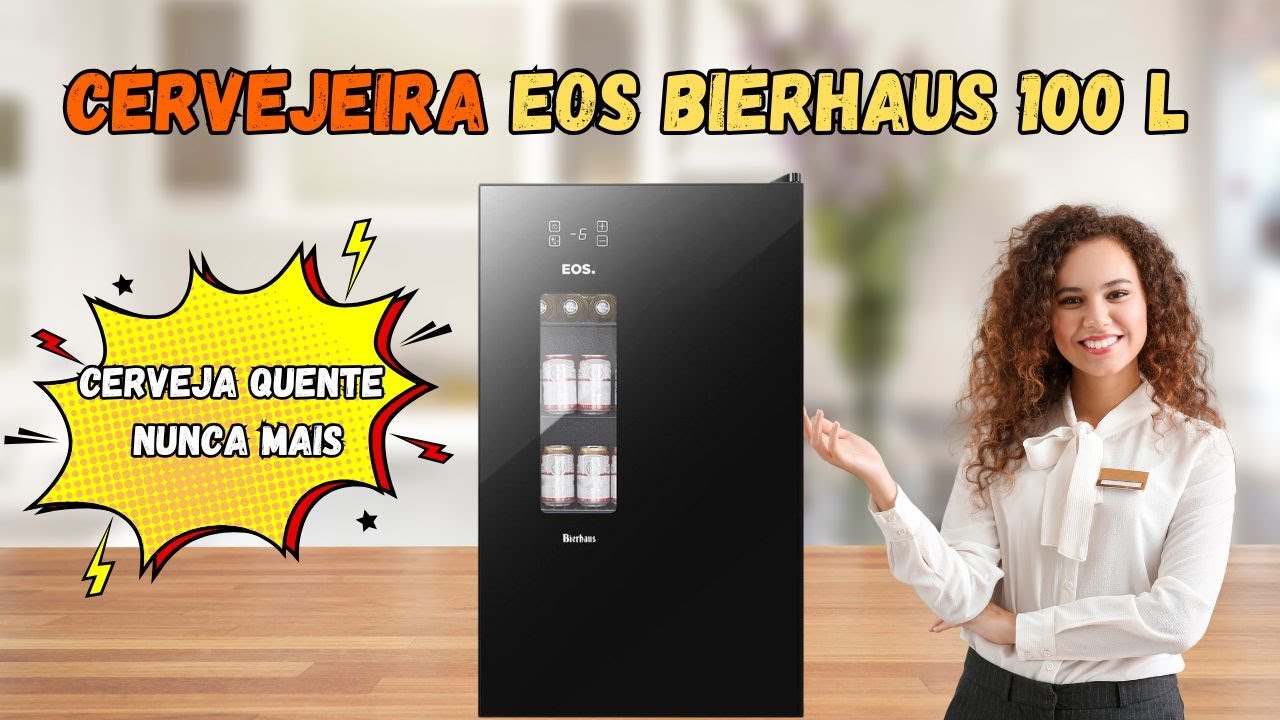 “Sua cerveja nunca mais vai ficar quente! Conheça a EOS Bierhaus 100L Frost Free ❄️”