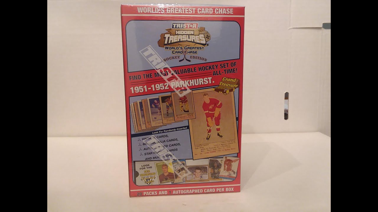 Throwback Thursday - 2005-06 TriStar Hidden Treasures World's Greatest Card Chase Hockey Box Opening