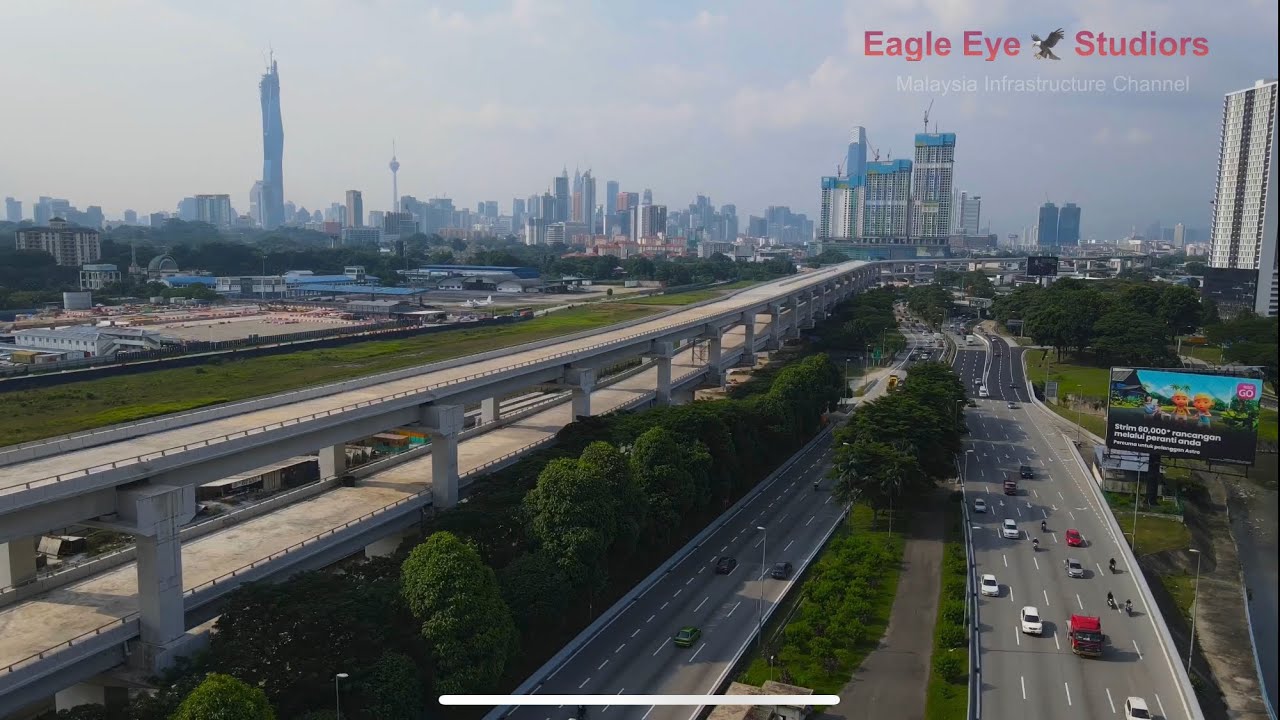 Malaysia Double Decker Highway Project Development May 2021 ( SPE / Duke 3 Expressway )