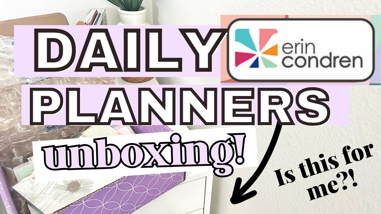ERIN CONDREN 2024 DAILY PETITE PLANNERS UNBOXING & NEW FOLIO INSERT REVIEW
