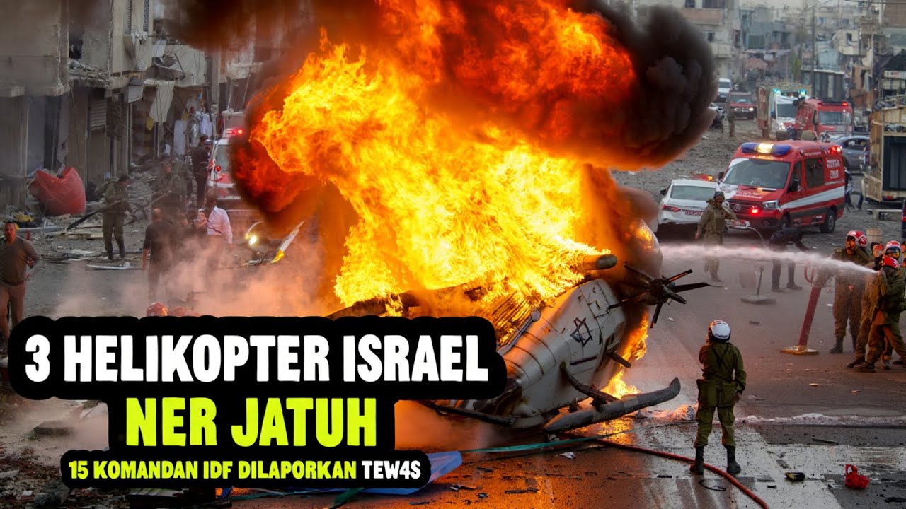 Egypt Downs 3 Israeli IDF Helicopters, Captures 15 Commanders