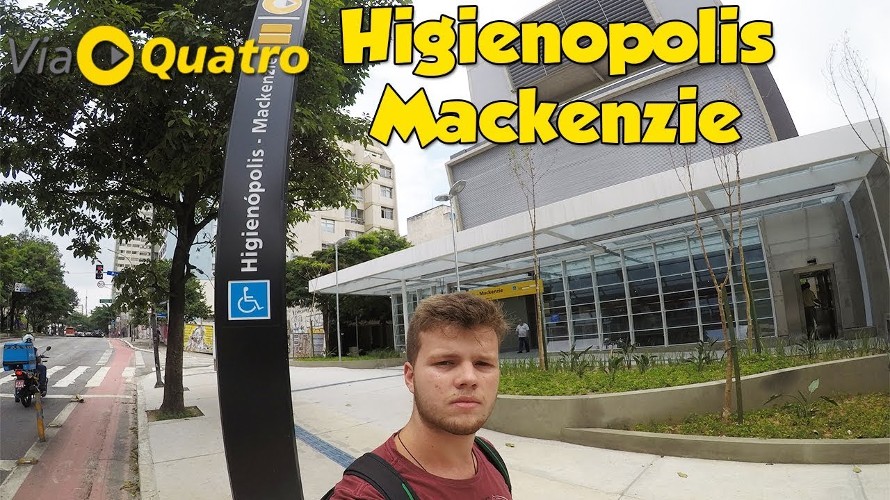 LINHA 4 AMARELA METRÔ - Estação Higienópolis Mackenzie (EXTERNO)