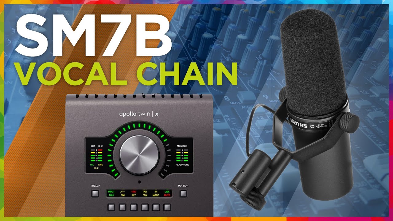 Обработка вокала Shure SM7B с помощью Universal Audio Apollo (2022)