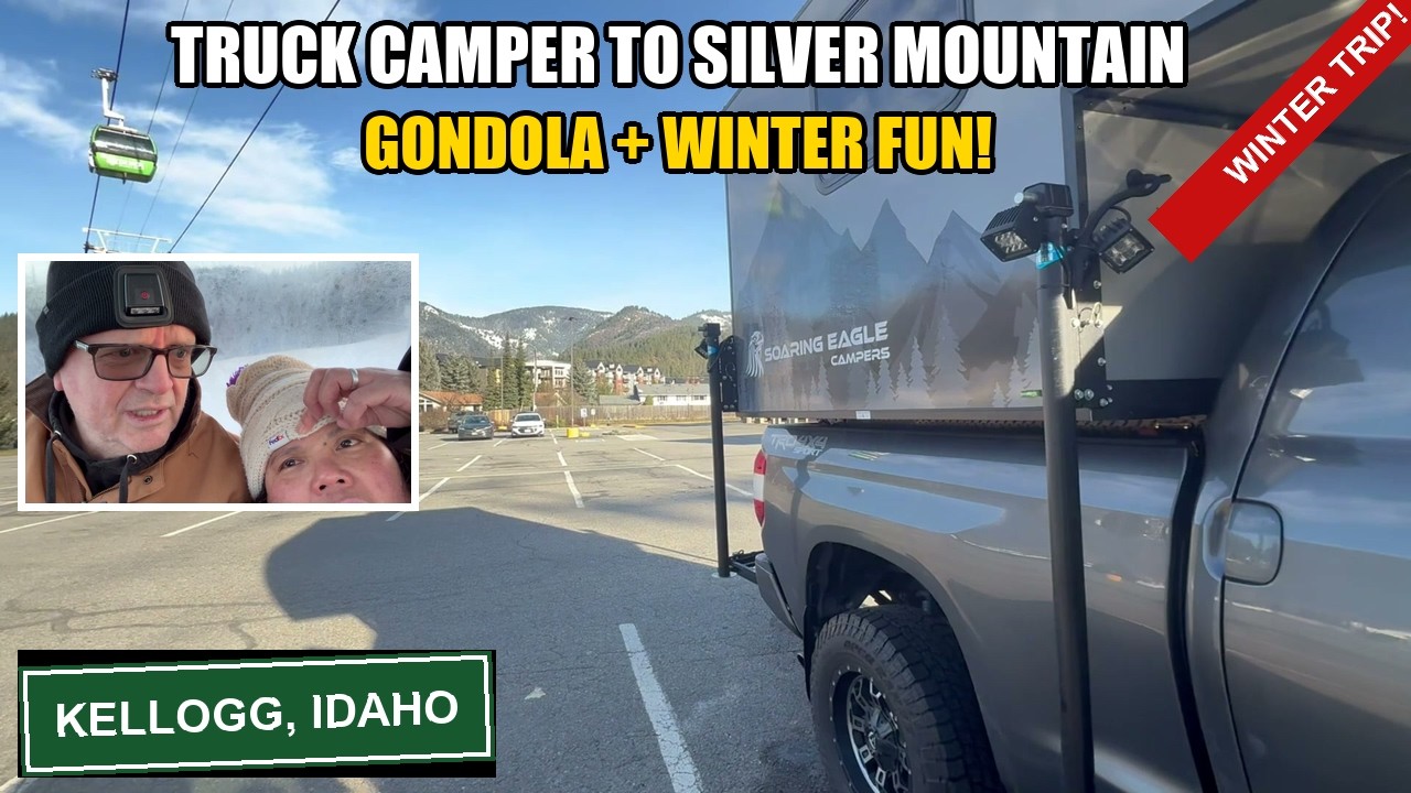 Business Trip to Kellogg Idaho: Silver Mountain Gondola Ride & Winter Fun | Vlog