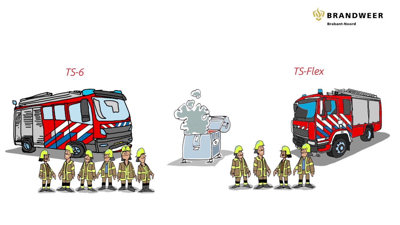 Flexibel uitrukken bij Brandweer Brabant-Noord