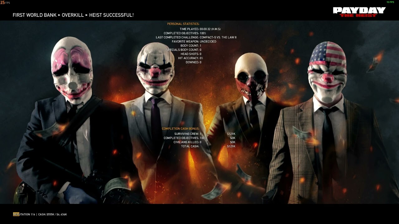 PDTH: First World Bank speedrun Overkill (any% Warpless, solo) (0:32)