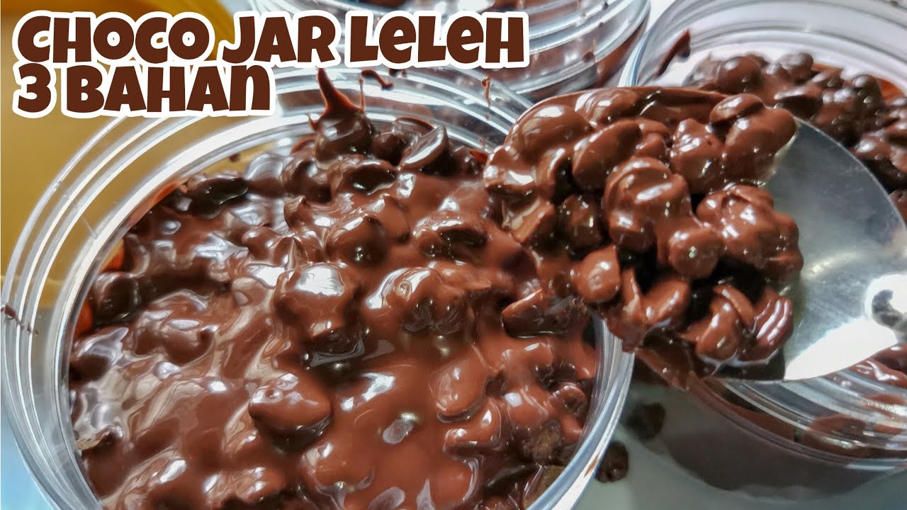 Choco Jar Leleh 3 Bahan, Coklat Cair dan Sedap