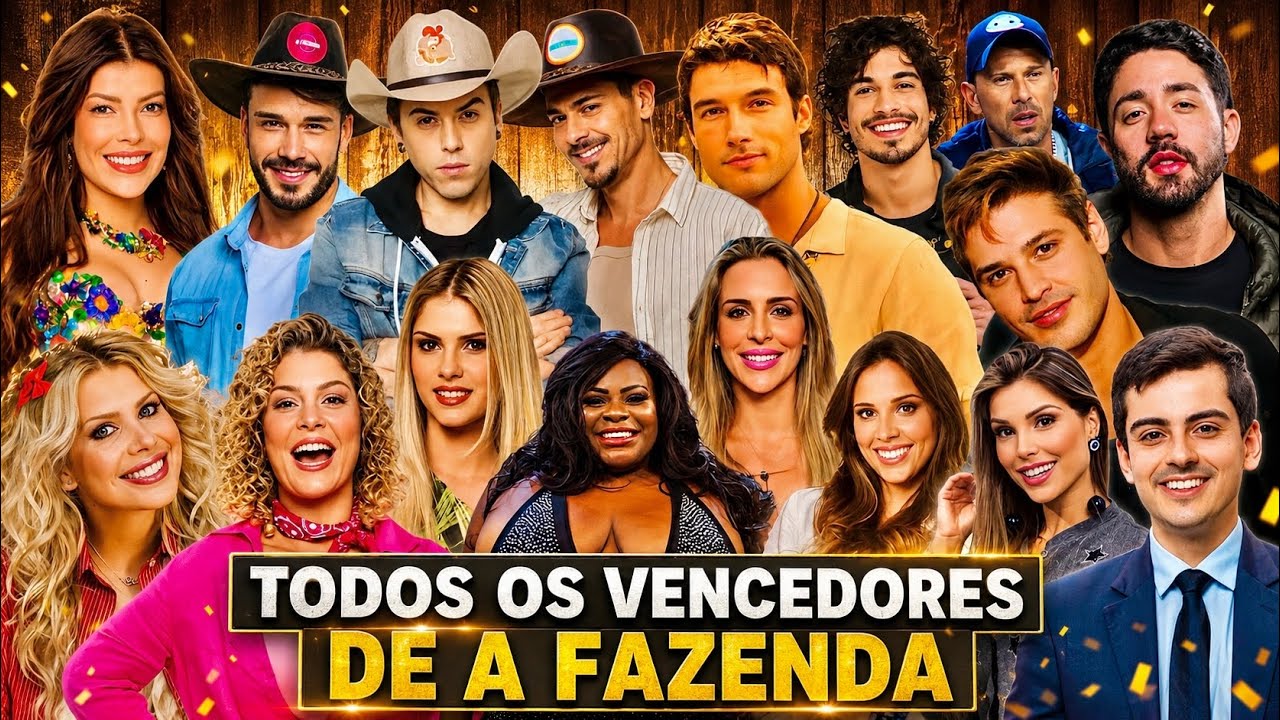 Veja Todos os Vencedores de A Fazenda e como eles estão actualmente