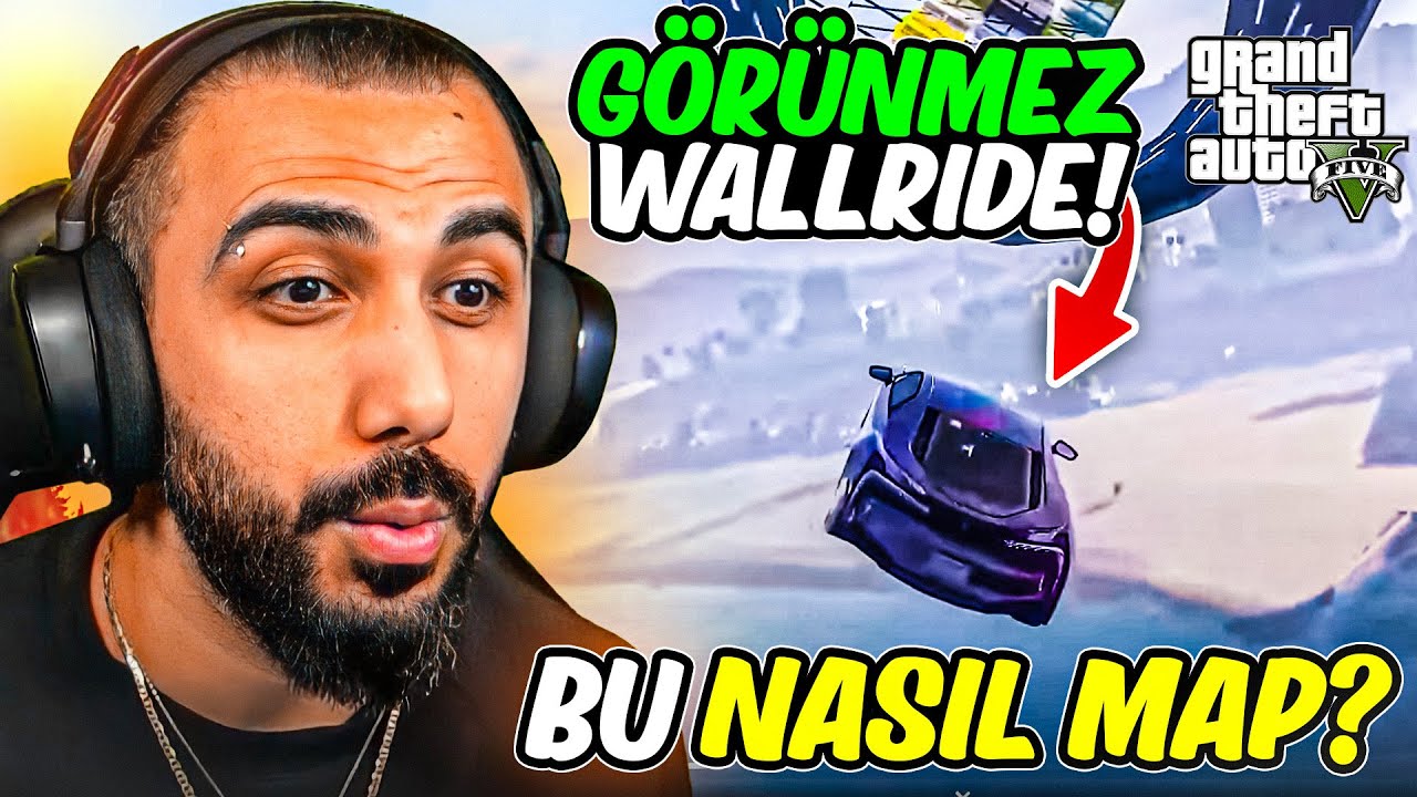 GÖRÜNMEZ WALLRIDE?!? EKİPLE KUDURMALI GTA V PLAYLIST | Barış Can