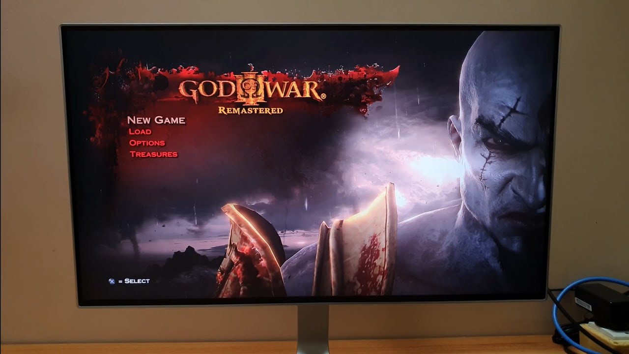 God Of War 3 Remastered Gameplay PS4 Slim (1080P LG Monitor)