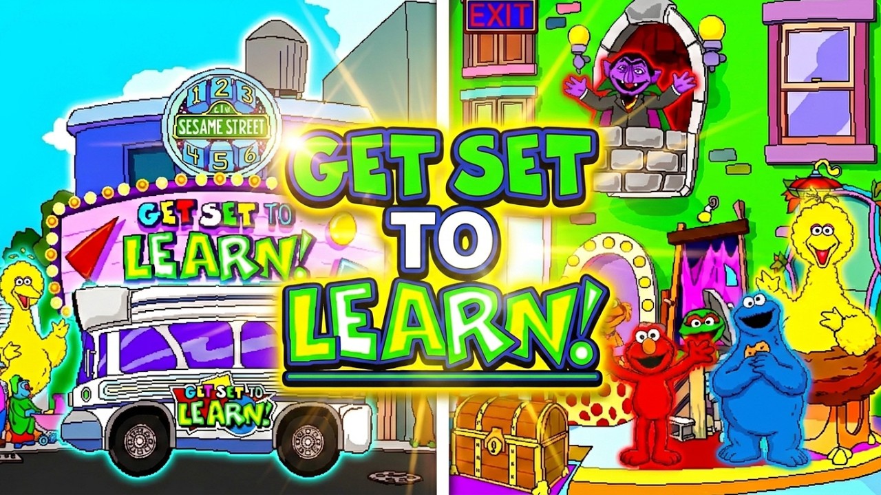 Sesame Street: Get Set to Learn! (1996, PC) - Videogame Longplay