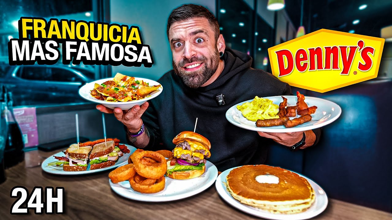 EN ESTE RESTAURANTE PUEDES COMER TODO LO QUE QUIERAS A LA HORA QUE QUIERAS (Denny's)