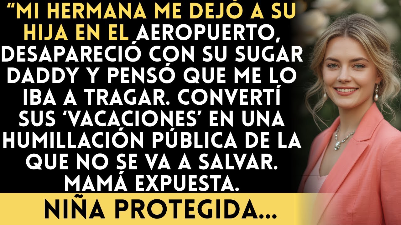 Mi familia me abandonó en el aeropuerto con mi sobrina de 5 años — y desenmascaré a mi hermana...
