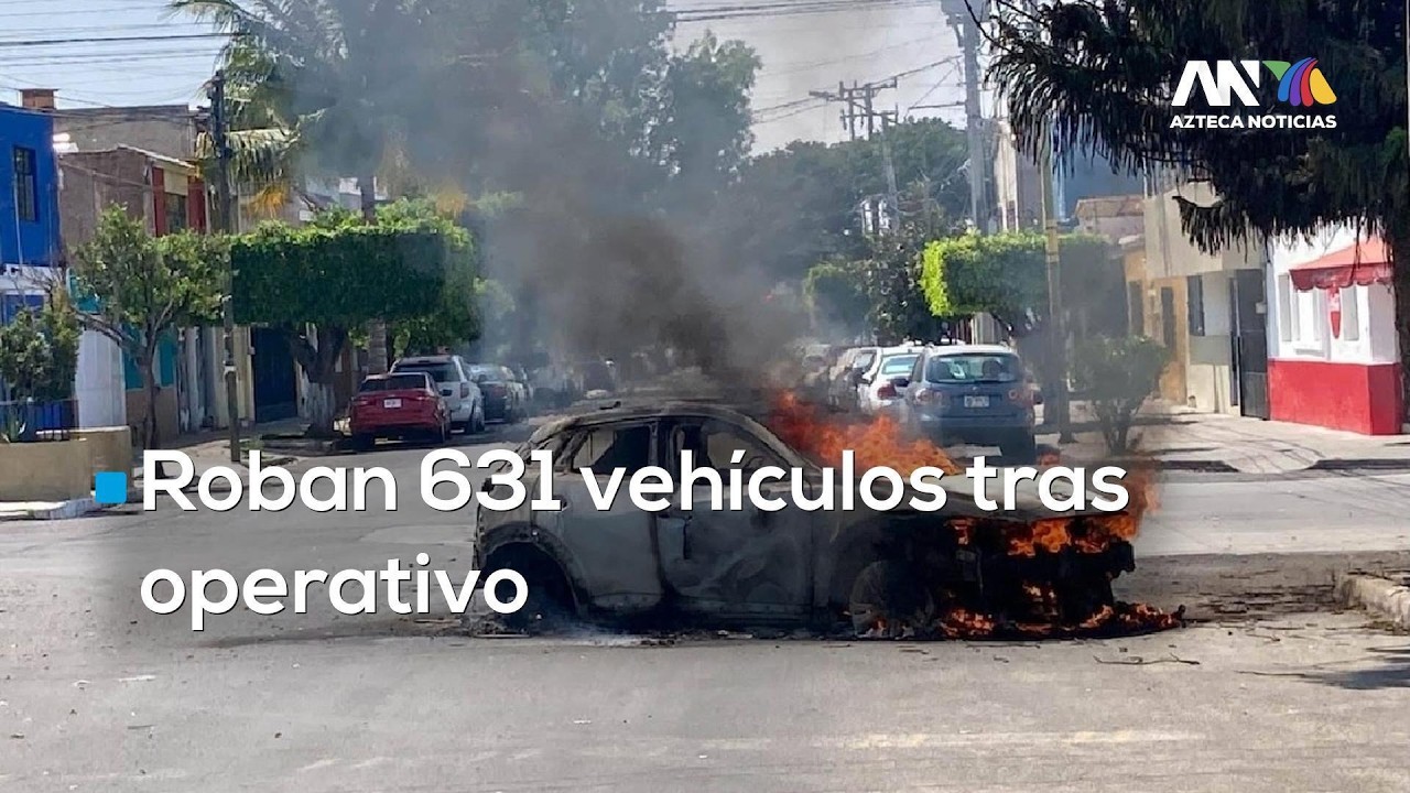 Ola de robos tras operativo contra “El Mencho”: 631 autos hurtados en tres estados del país