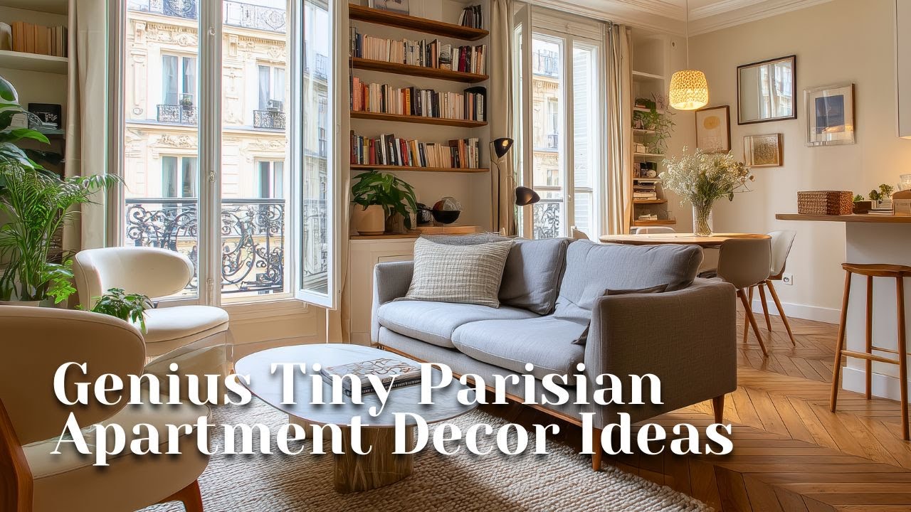 Genius Tiny Parisian Apartment Decor Ideas That Make Small Spaces Feel Chic & Spacious