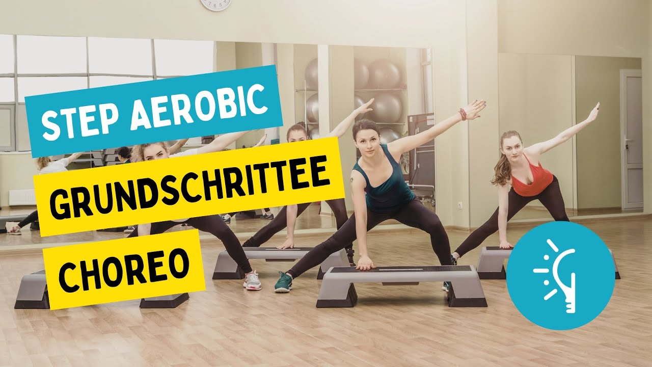 Step-Aerobic Choreo f&uuml;r Anf&auml;nger komplett (127 BPM) &ndash; inkl. Unterrichtsmaterial