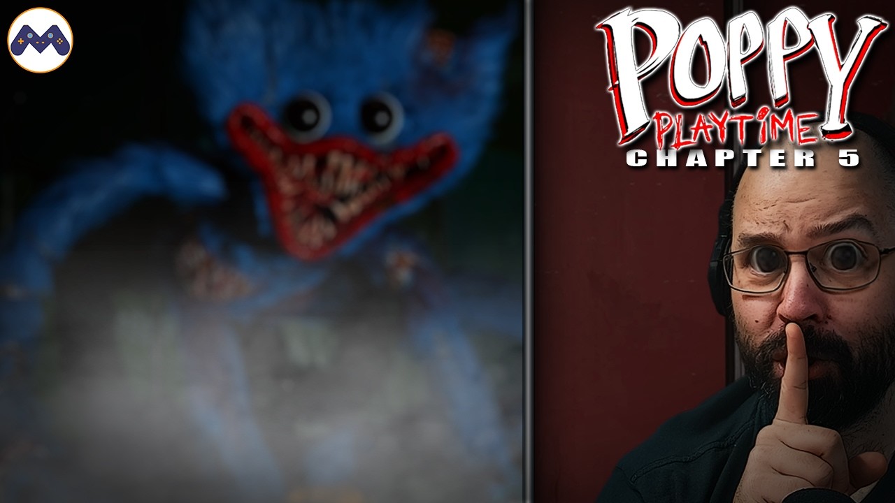 Leker gjemsel med Hugi, og blir invitert på fest || Poppy Playtime Chapter 5, del 4