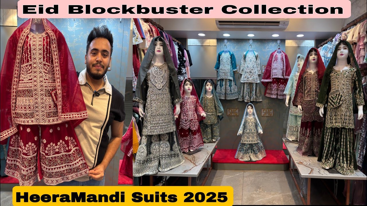 Mumbai's No.1 Kidswear Manufacturer brings you stunning Heeramandi Suits this Eid!