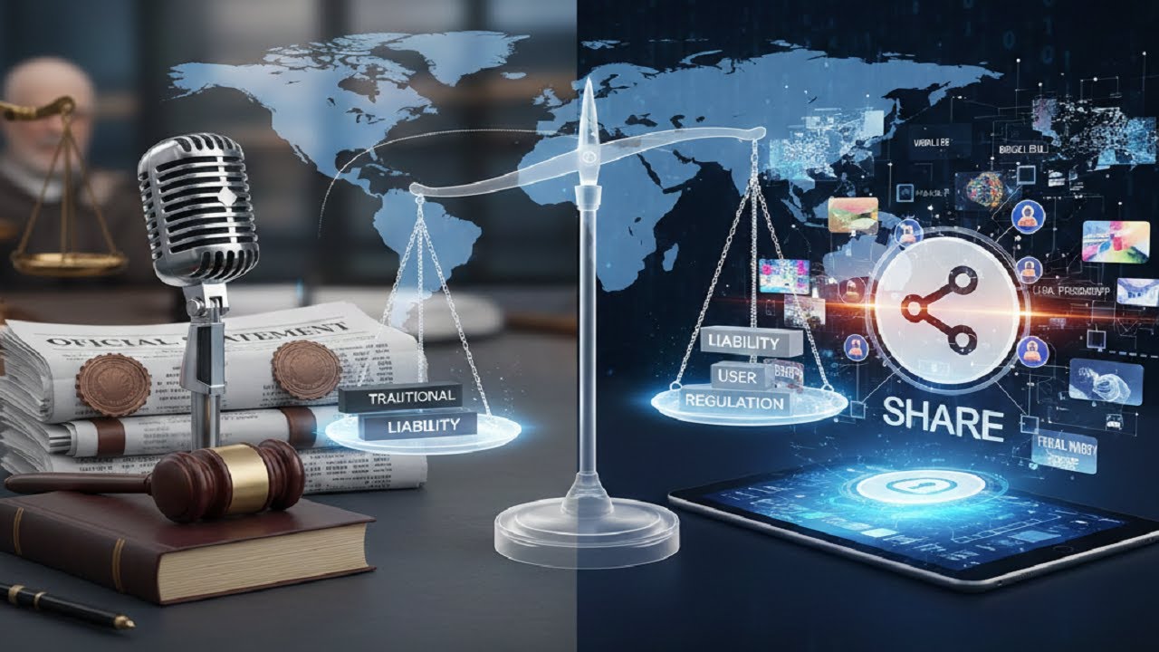 Ответственность и прозрачность в социальных сетях по сравнению с традиционными СМИ.