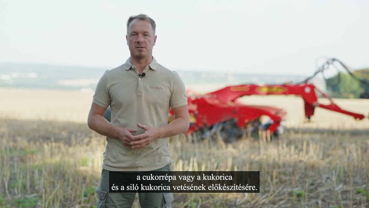 Három soros CrossCutter Disc tárcsával szerelt Carrier munkagép részletes bemutatása