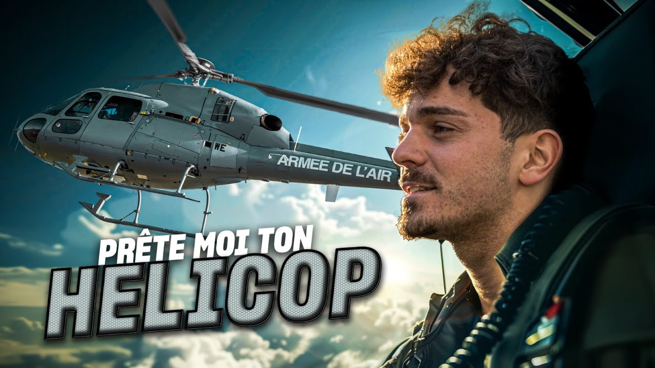 Ma première fois dans un hélicoptère de l’armée! 😱