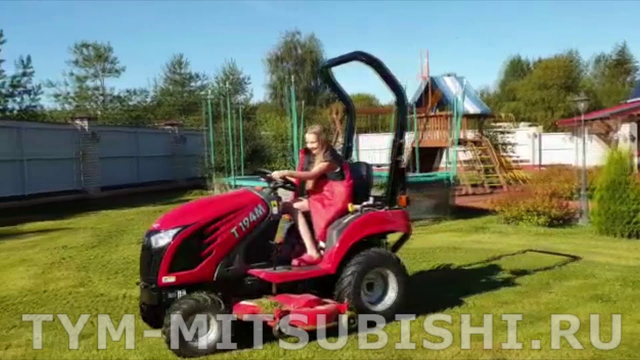 Трактором TYM T194 hst может управлять даже ребенок!