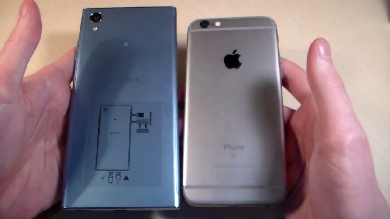 Sony Xperia XA1 Plus vs iPhone 6S