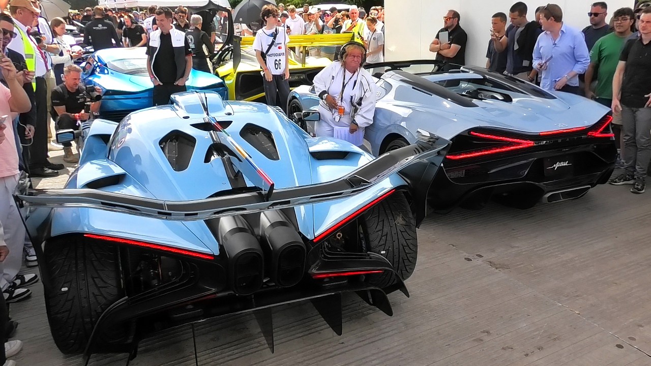 Best of Goodwood Festival of Speed SUPERCARS: Evija X, Mistral, SF90XX, Huayra R