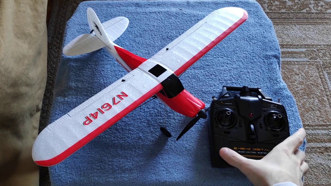 Volantex Sport Cub 500 761-4 RC Airplane - Unboxing & Testing Components
