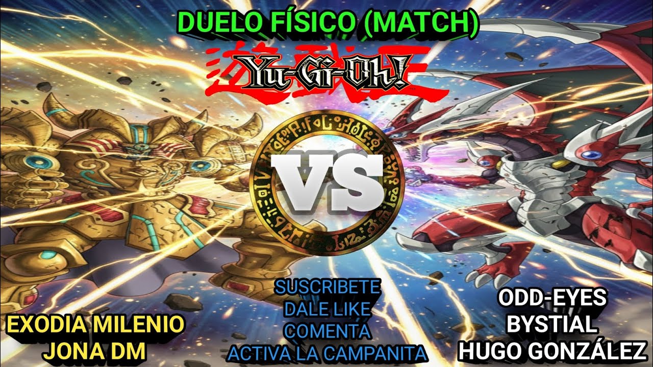 Exodia Milenio VS Odd-Eyes Bystial Yu-Gi-Oh Duelo Físico 07 Enero 2026