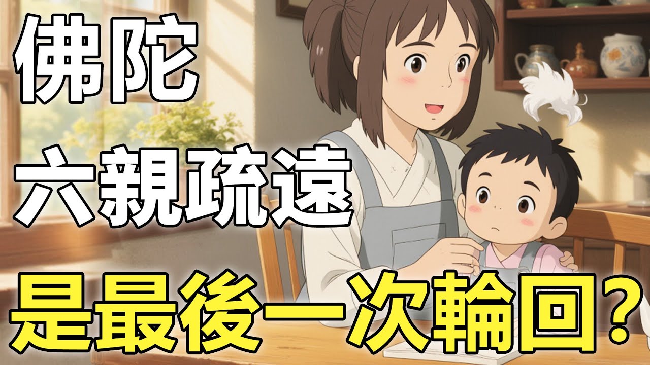 六親疏遠是最後一次輪回️？佛陀僅用四個字，令人嚎啕大哭！【輪迴|因果|家庭】