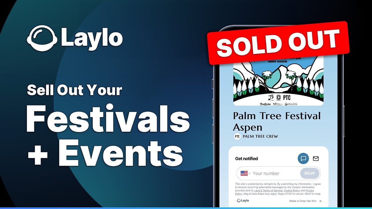 How to SELL OUT your FESTIVALS + EVENTS | Laylo Guides