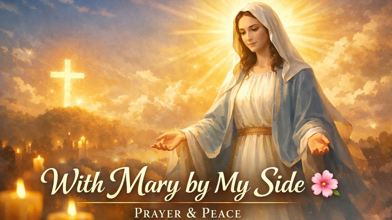 🌸 With Mary by My Side – Prayer & Peace | Inspirational Devotional Song 🎶