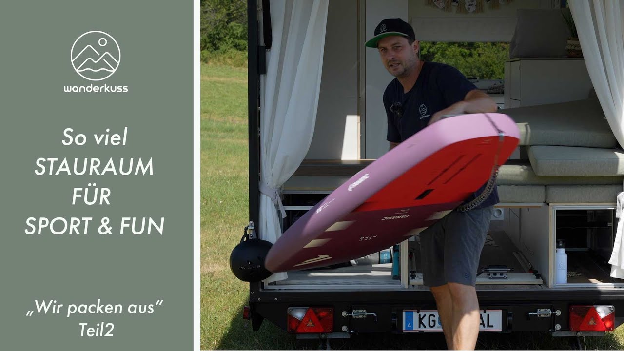 STAURAUMWUNDER  Sportwohnwagen #roomtour im Wanderkuss VanLifeTrailer~Wir packen aus Teil2