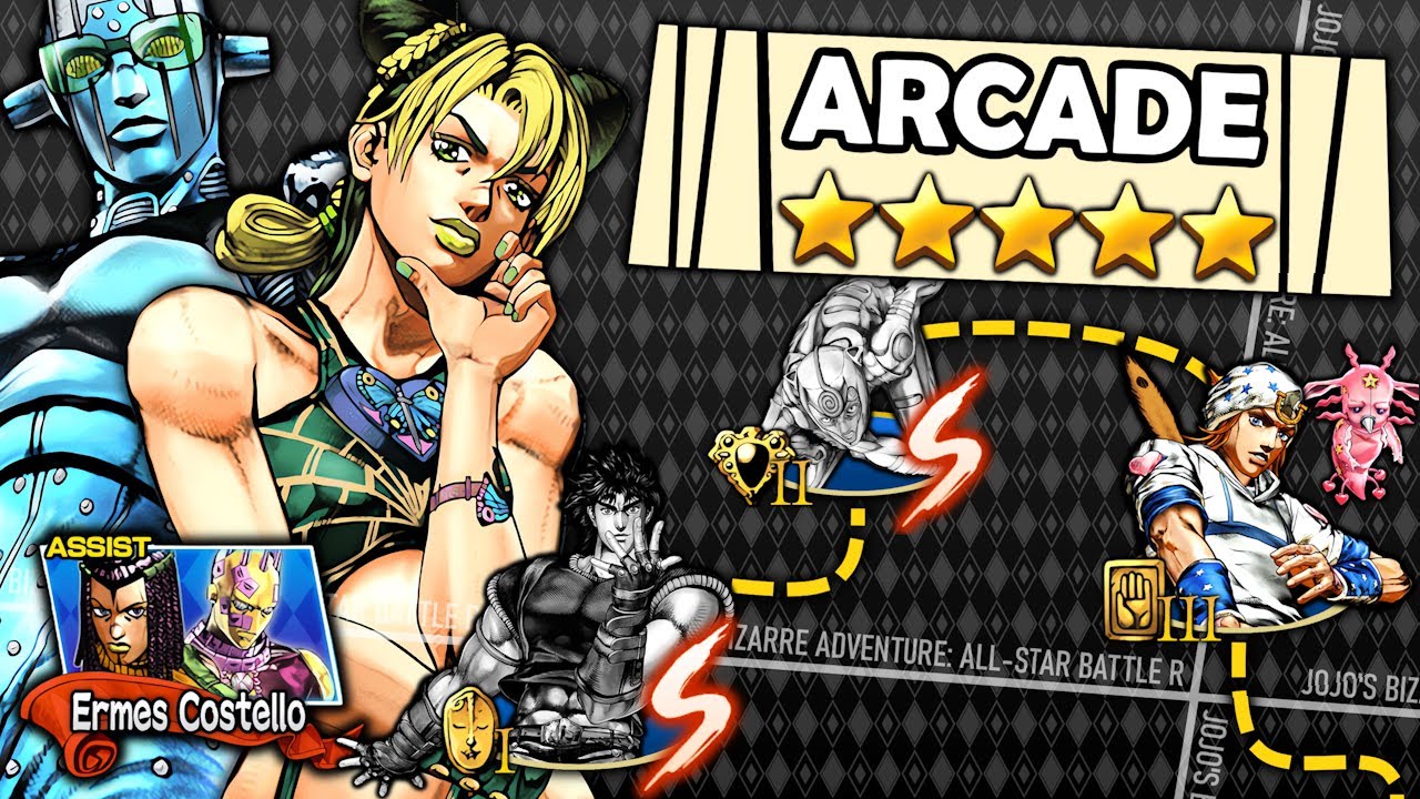 Jolyne - S RANK ONLY Arcade Mode (5★) - JoJo’s Bizarre Adventure: All-Star Battle R